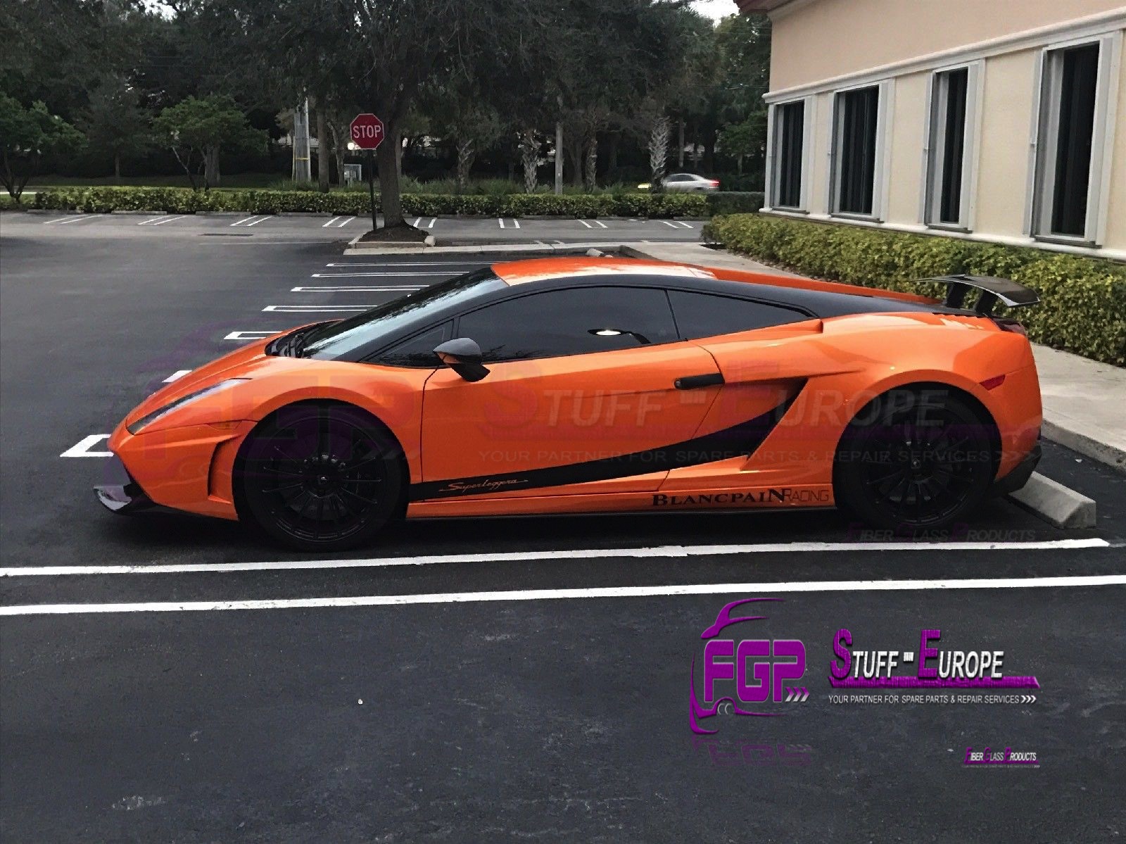 LP570 Bumper for 2004 -2008 Lamborghini Gallardo V2 with upgraded grill