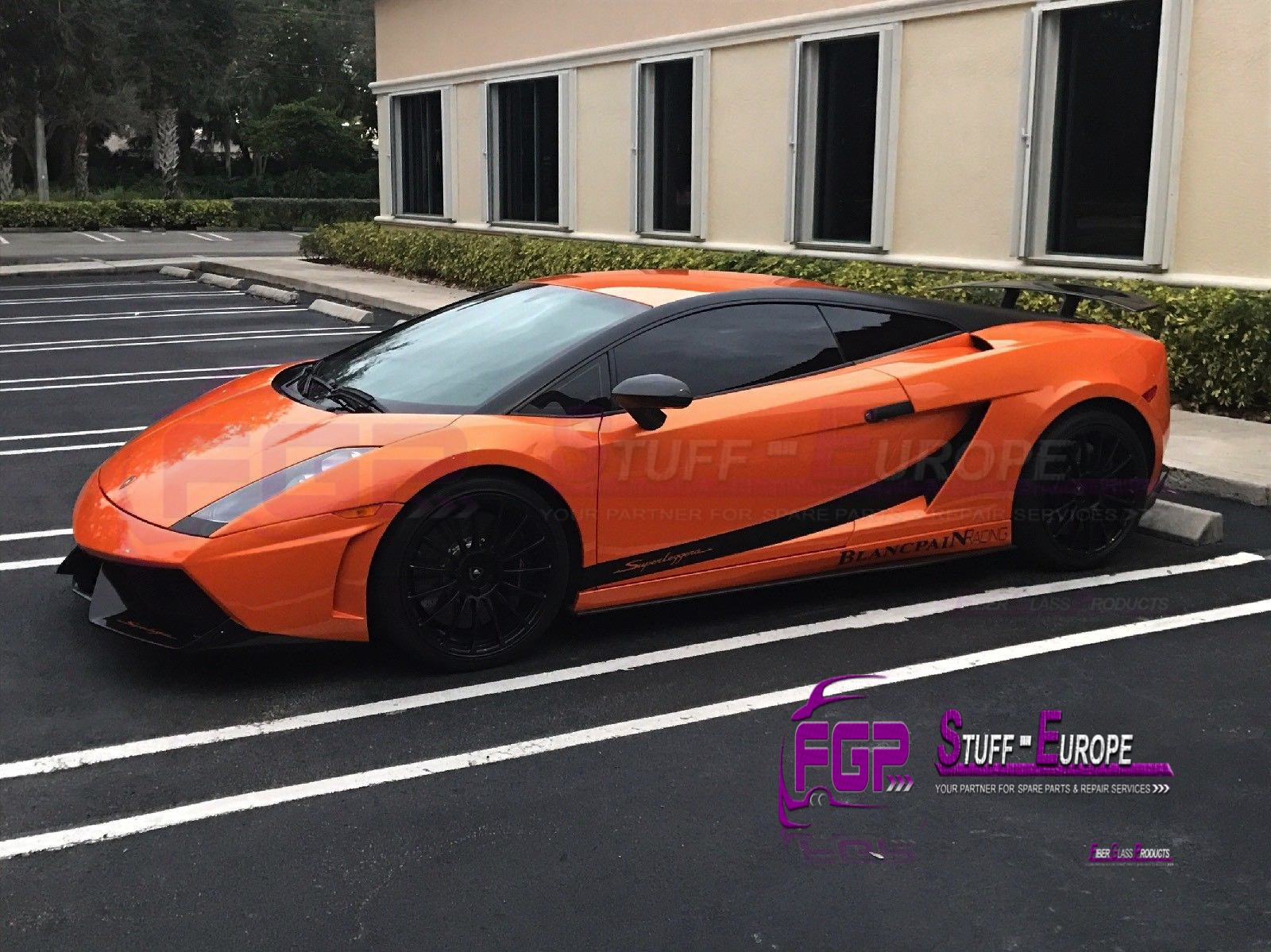 LP570 Bumper for 2004 -2008 Lamborghini Gallardo V2 with upgraded grill