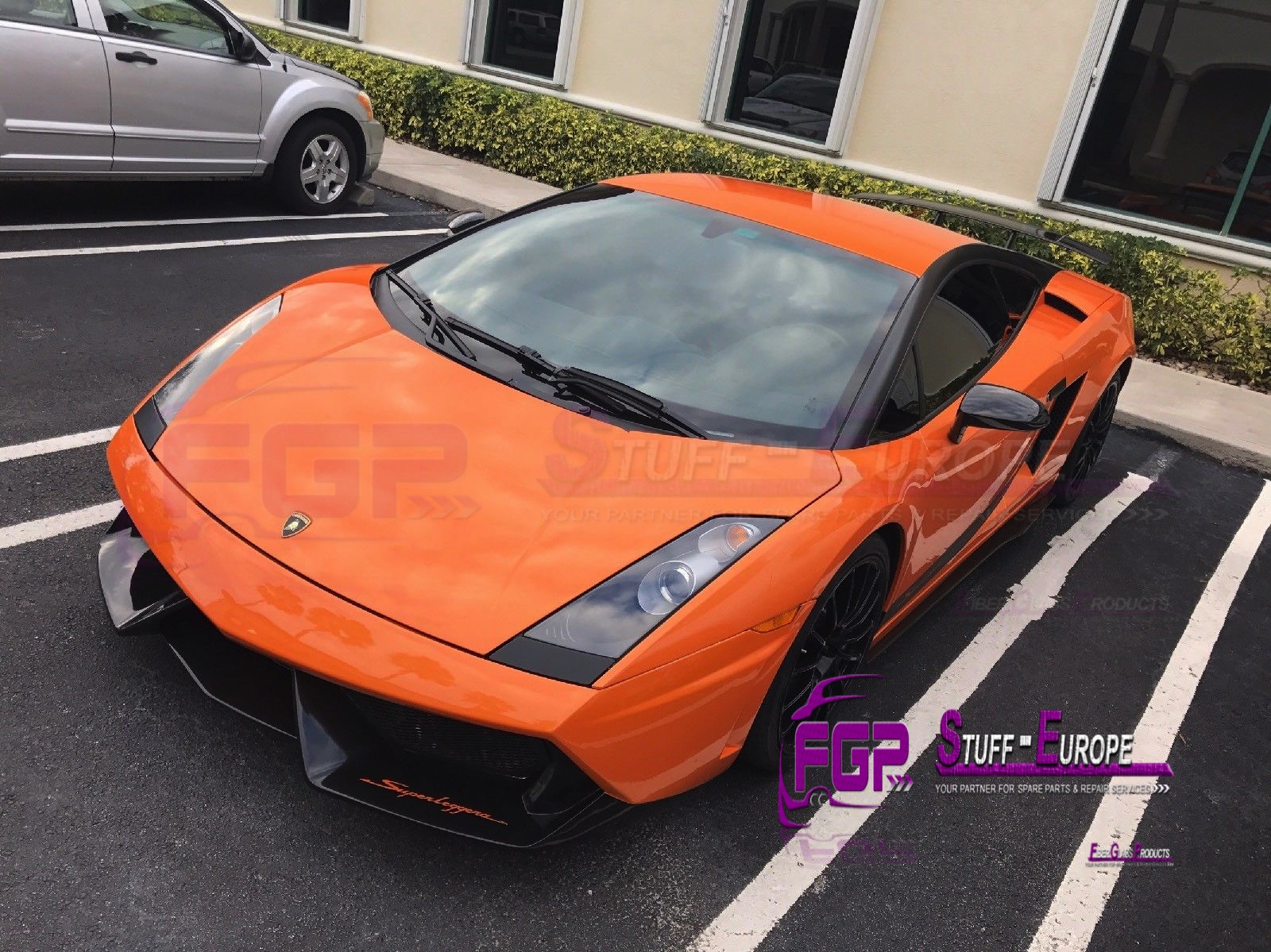 LP570 Bumper for 2004 -2008 Lamborghini Gallardo V2 with upgraded grill