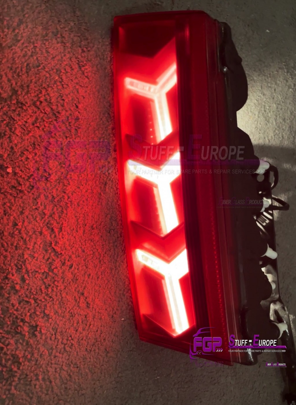FGP LP560 - LP570 All red Tail lights set for the Lamborghini Gallardo