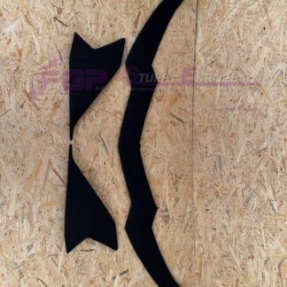 SVJ front bumper part set - side spoiler + center spoiler for Lamborghini Aventador SVJ