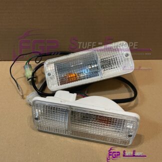 Turn signals indicators set with E check for Lamborghini Diablo VT SV 006331780 + 006331779