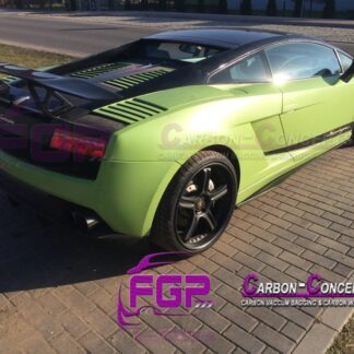 2x Real carbon Superleggera Rocker panel side skirts for Lamborghini Gallardo also LP560 & LP570