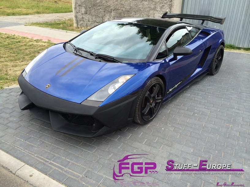 LP570 Bumper for 2004 -2008 Lamborghini Gallardo V2 with upgraded grill