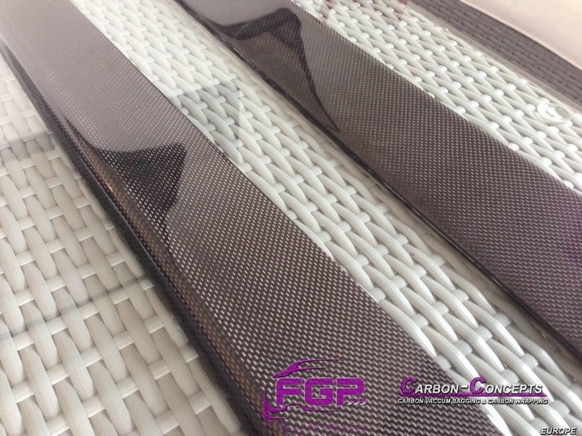 Lamborghini Murcielago carbon door sills set Rocker panel cover door steps 410853491 & 410853492