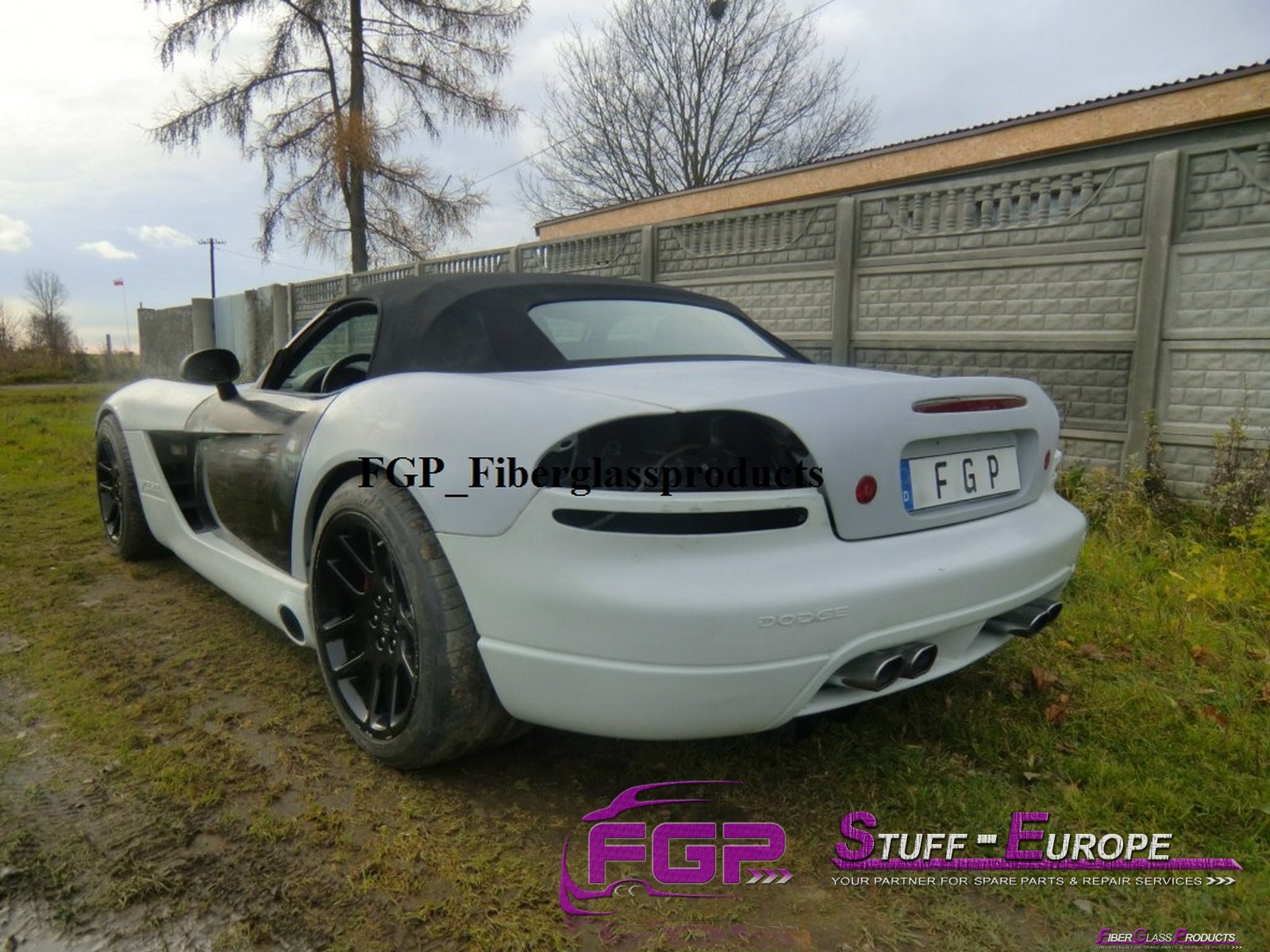 Viper SRT 10 Rear fender left for Dodge Viper