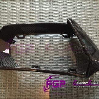 Real Carbon Front bumper grill surround set for Lamborghini Aventador LP700 grid