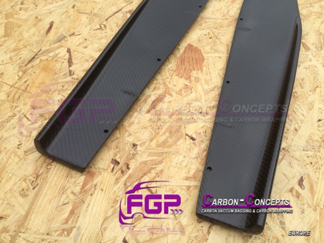 2x Real carbon Superleggera Rocker panel side skirts for Lamborghini Gallardo also LP560 & LP570