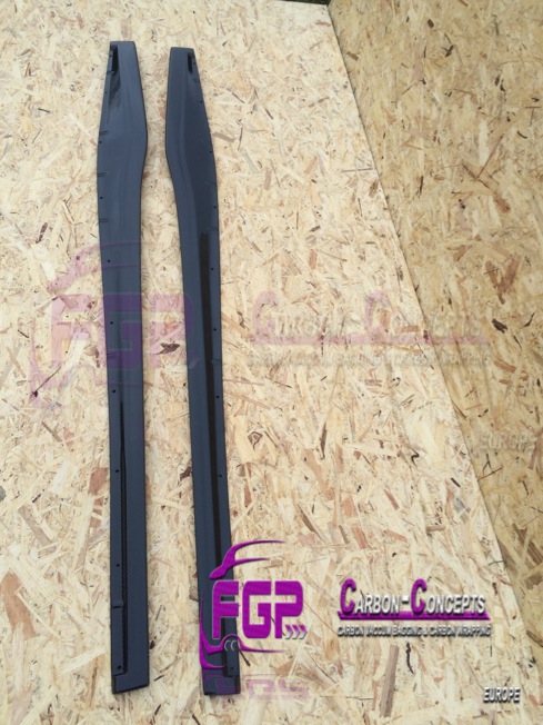 2x Real carbon Superleggera Rocker panel side skirts for Lamborghini Gallardo also LP560 & LP570