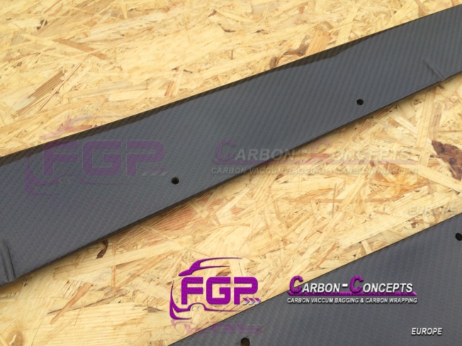 2x Real carbon Superleggera Rocker panel side skirts for Lamborghini Gallardo also LP560 & LP570