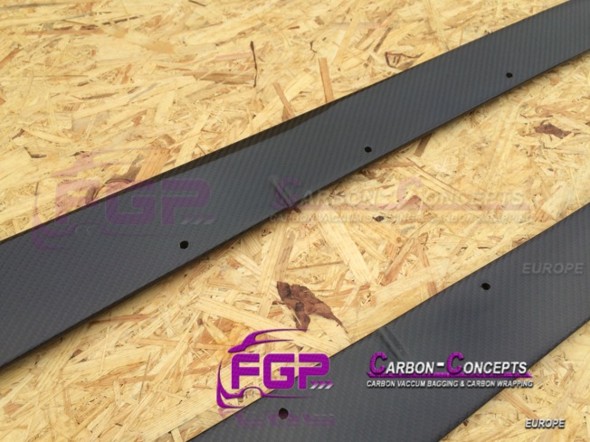 2x Real carbon Superleggera Rocker panel side skirts for Lamborghini Gallardo also LP560 & LP570