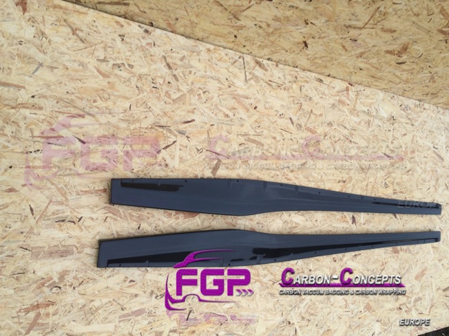 2x Real carbon Superleggera Rocker panel side skirts for Lamborghini Gallardo also LP560 & LP570