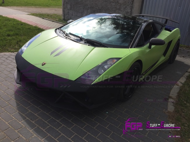 Squadra Corse front bumper complete for Lamborghini Gallardo 2004-2008
