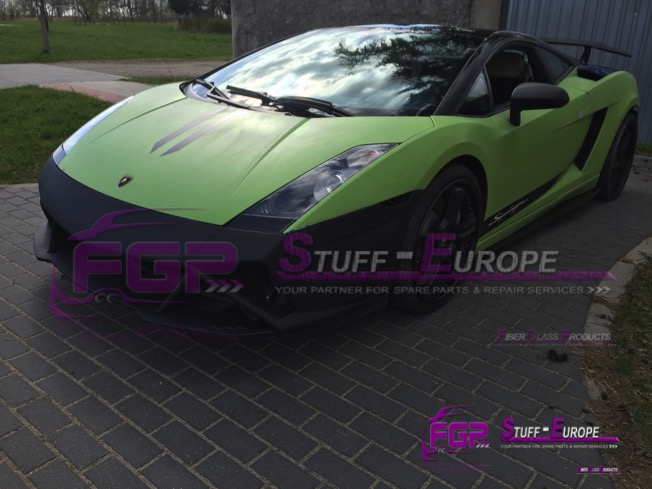 Squadra Corse front bumper complete for Lamborghini Gallardo 2004-2008