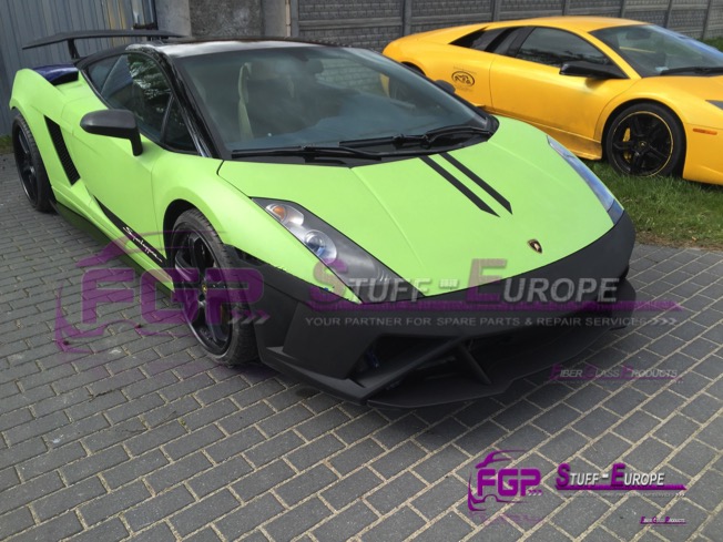 Squadra Corse front bumper complete for Lamborghini Gallardo 2004-2008